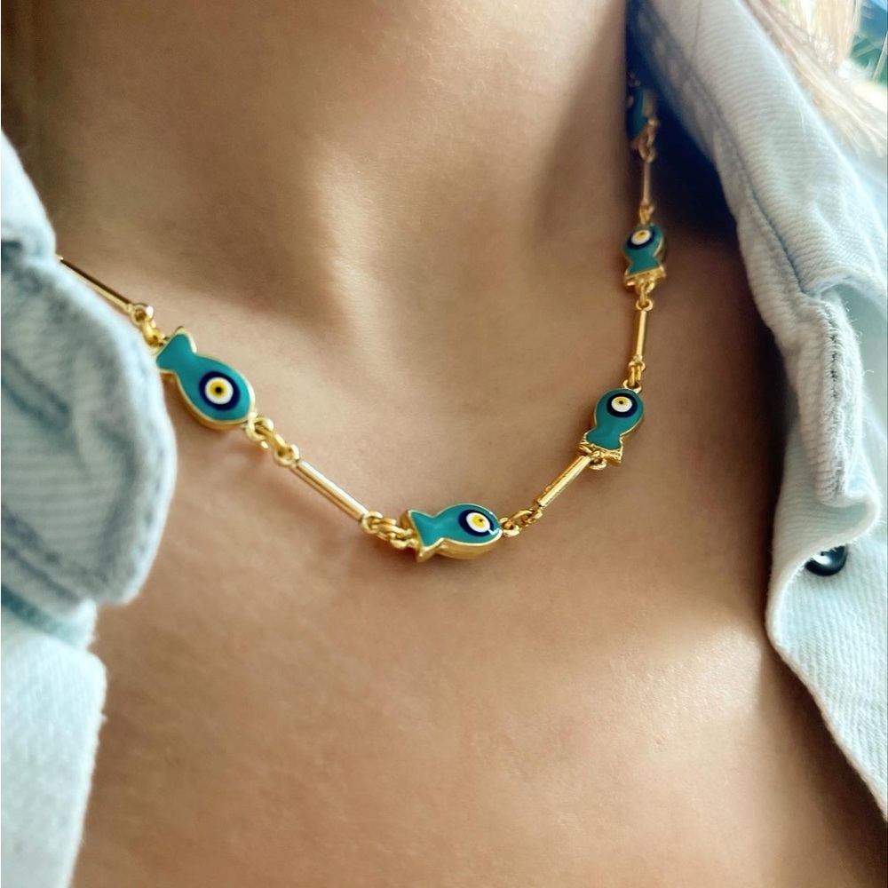 Evil eye necklace